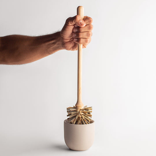 Toilet Brush & Concrete Stand