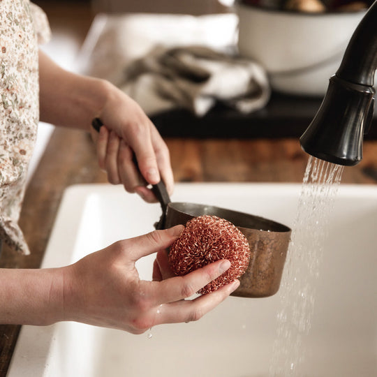 Copper Pot Scrubber - Set of 2