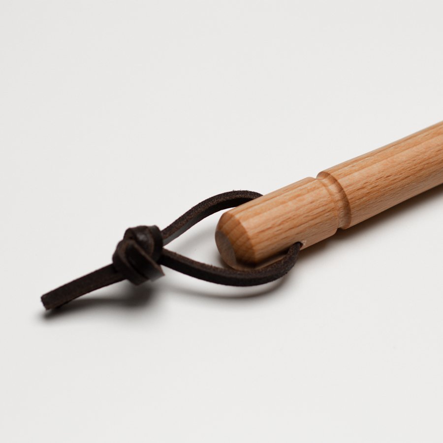 Creamore Mill Leather Fly Swatter | Brown