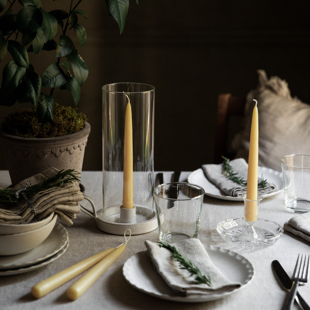 Helen Milan Pure Beeswax Taper Candles | Set of 2