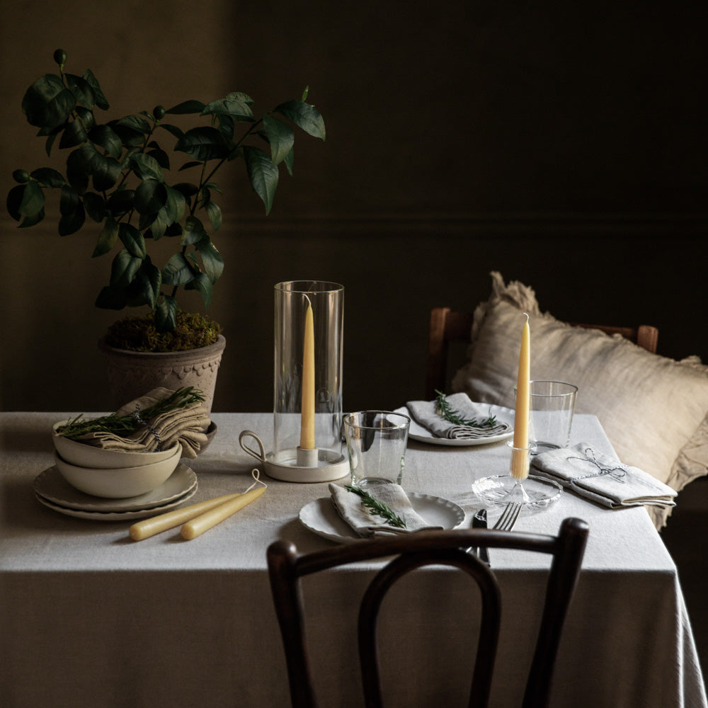 Helen Milan Pure Beeswax Taper Candles | Set of 2