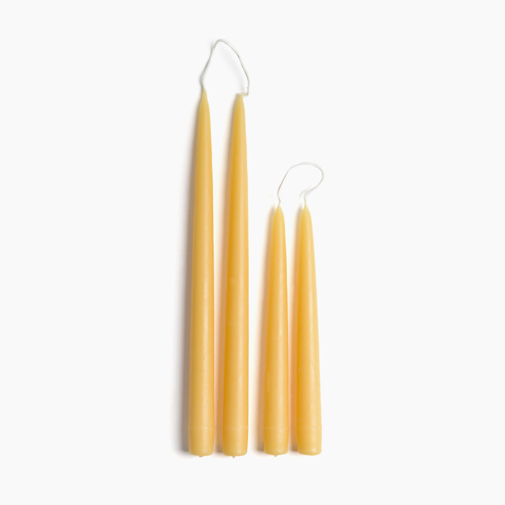 Helen Milan Pure Beeswax Taper Candles | Set of 2