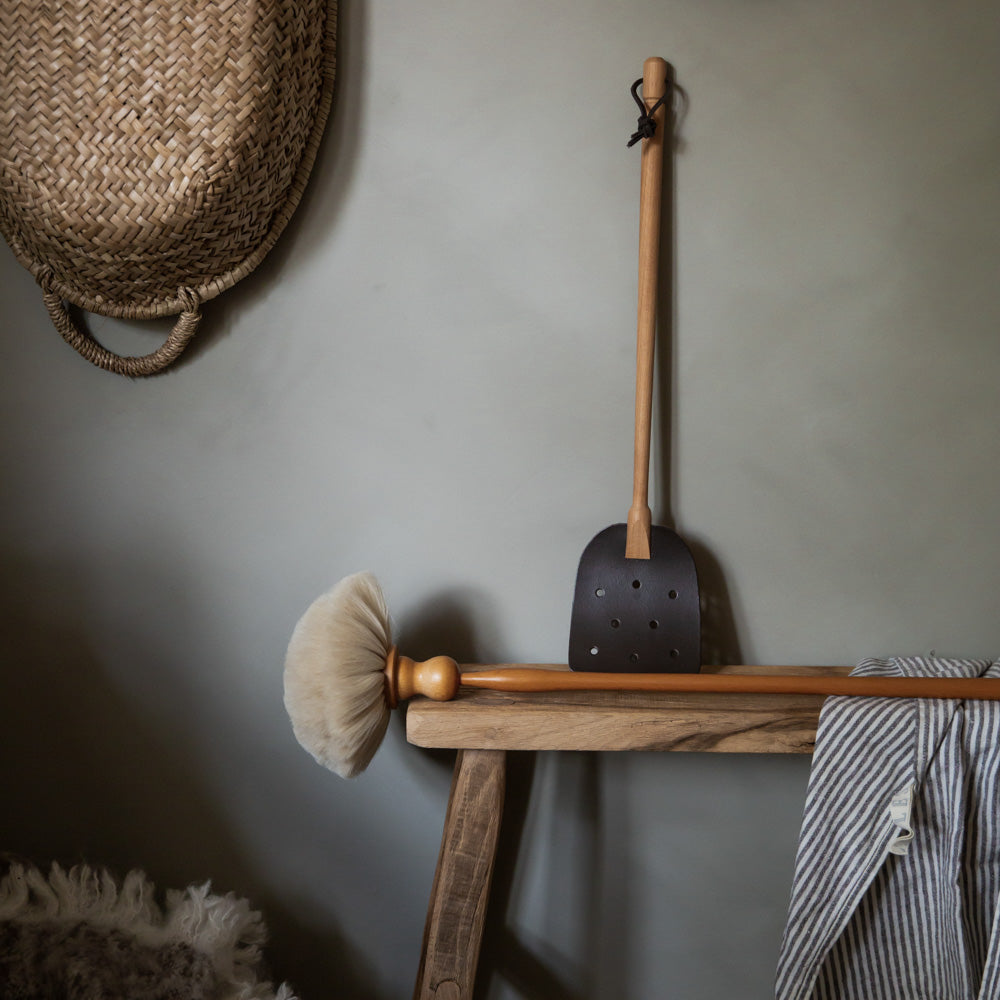 Creamore Mill Leather Fly Swatter | Brown