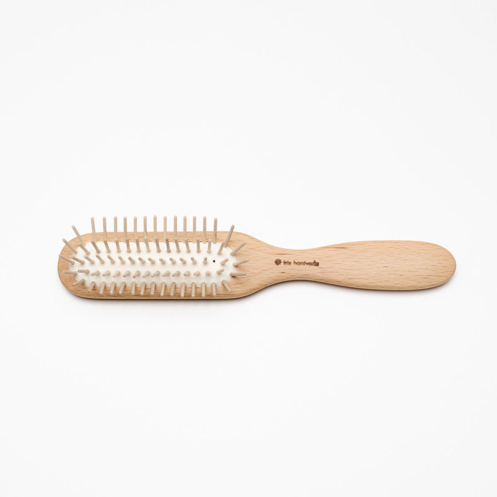 Iris Hantverk Hairbrush With Wooden Pins
